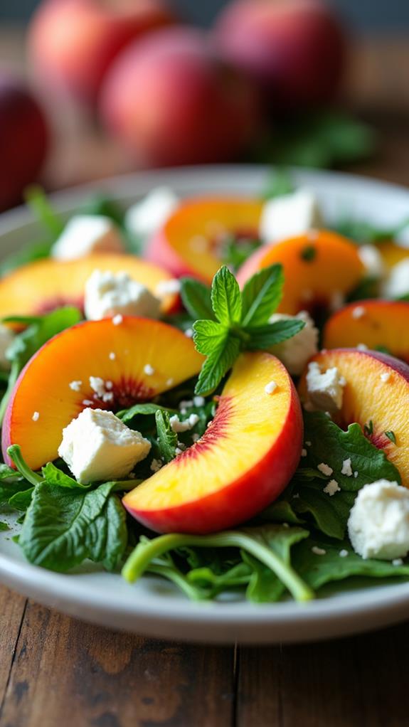 peach feta salad recipe