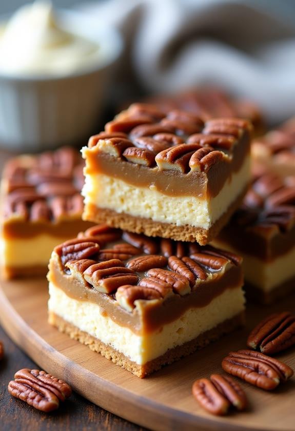 pecan pie cheesecake bars