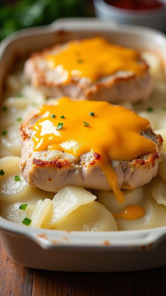 pork chops and scalloped potatoes