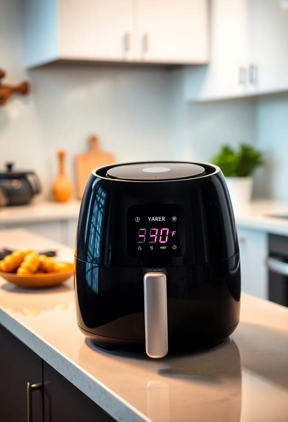 preheat air fryer 390 f