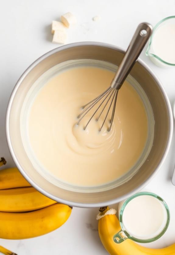 prepare banana pudding mix