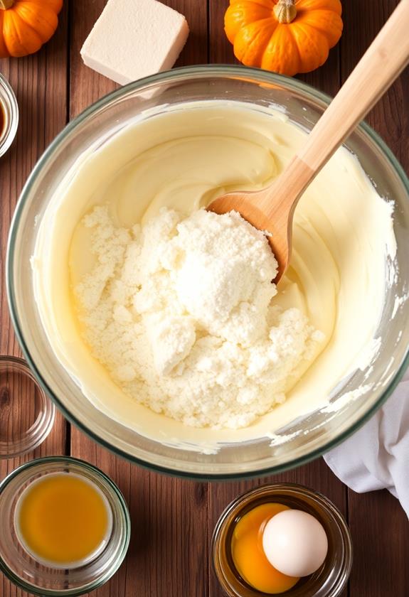 prepare cream cheese mixture