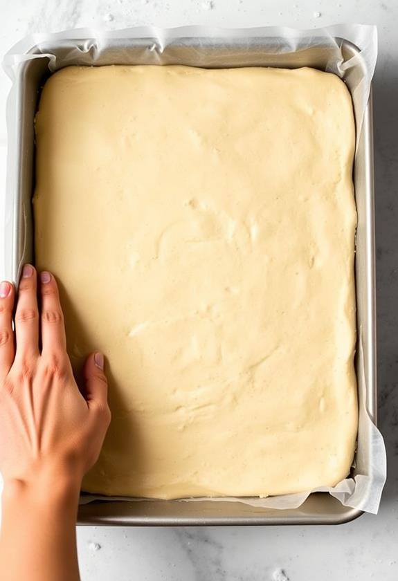 press dough into dish