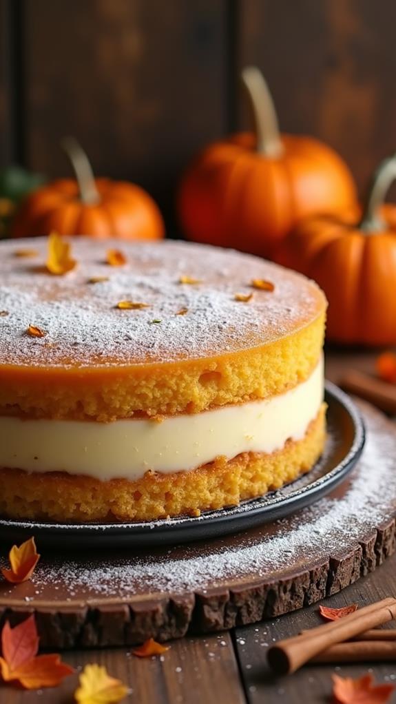 pumpkin custard cake recipe