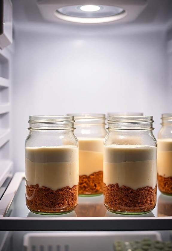 refrigerate jars to set