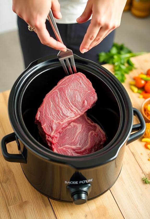 roast in slow cooker