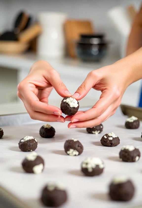 roll mixture into balls