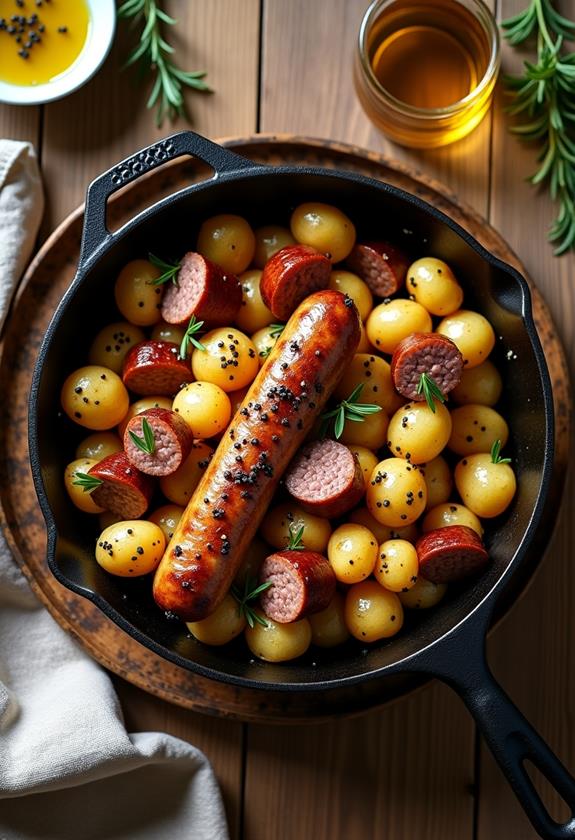 sausage and potatoes dish