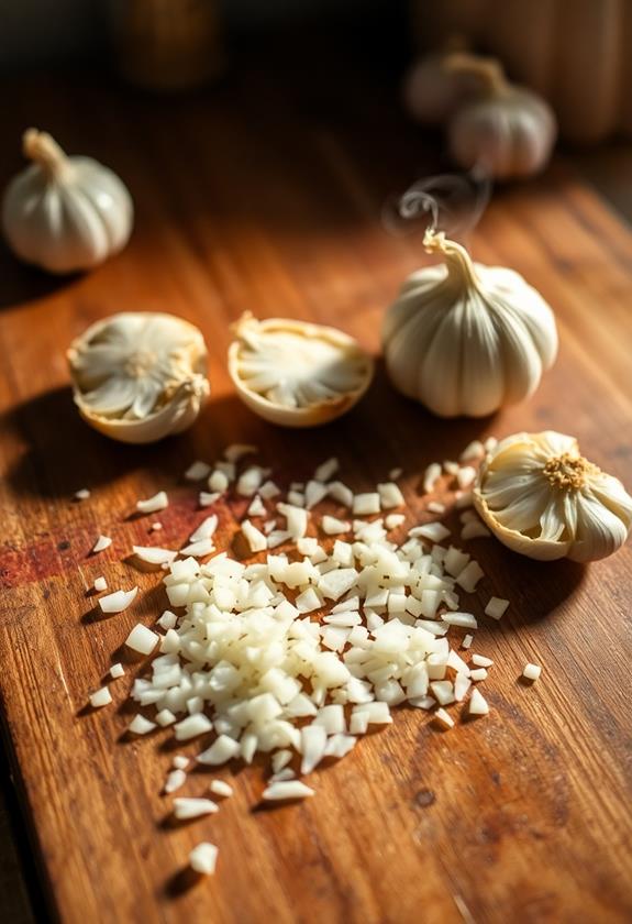 saut onion and garlic