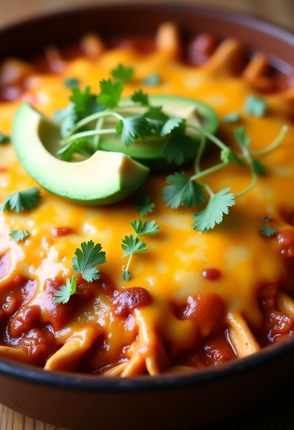 savory beef enchilada dish