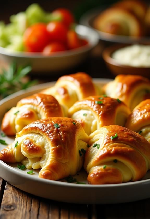 savory chicken crescent roll