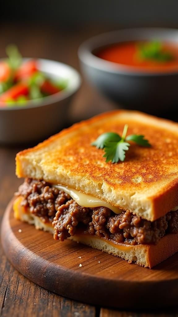 savory grilled cheese delight