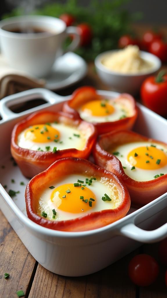 savory ham egg cups