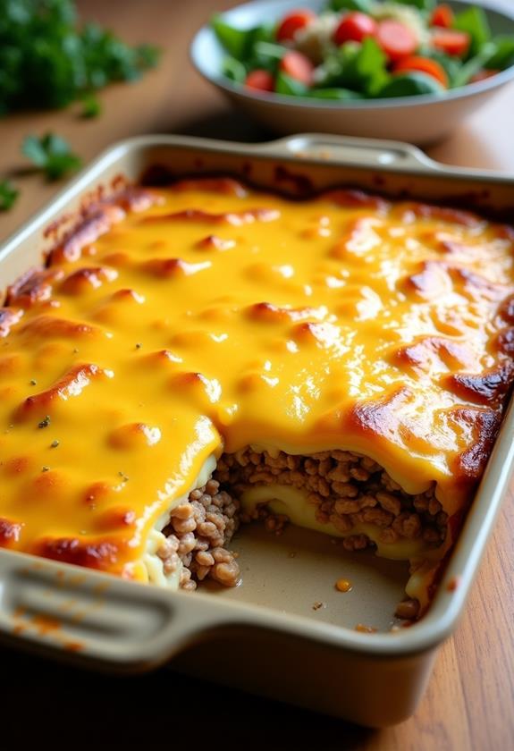 savory hamburger potato casserole