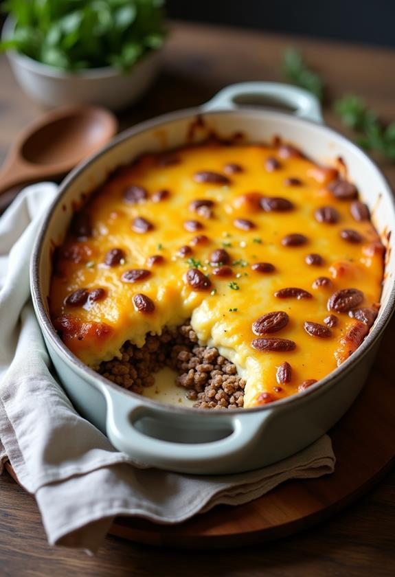 savory hamburger potato casserole