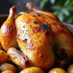 savory roasted chicken potatoes