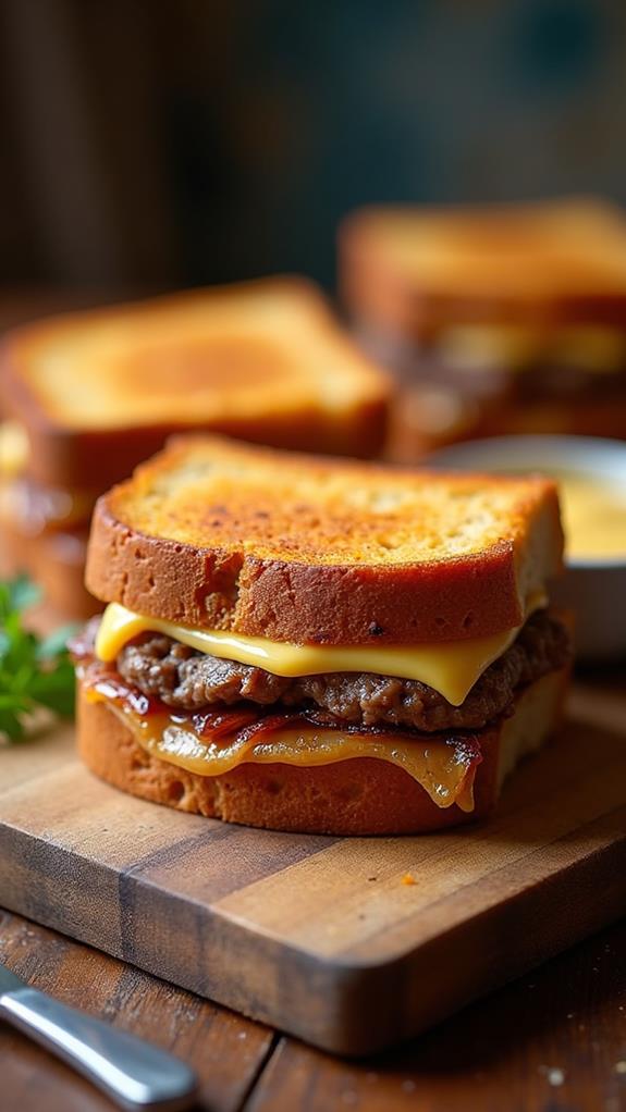 secret sauce patty melts