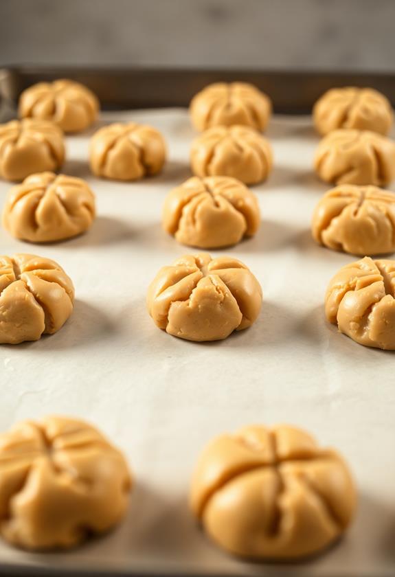 shape dough bake cookies