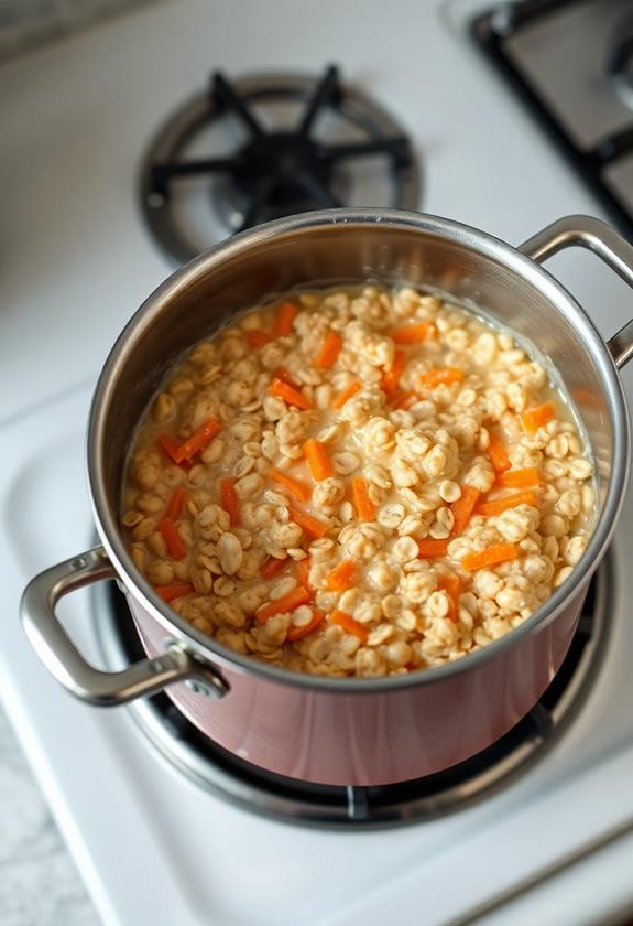 simmer carrots until softened