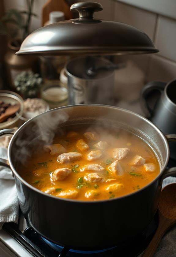 simmer chicken twenty minutes