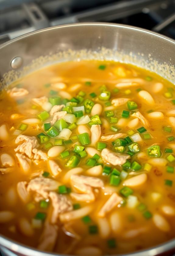 simmer ingredients for melding