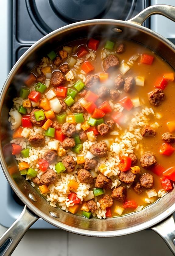 simmer rice until tender