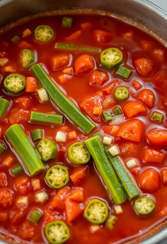 simmer using vegetable broth