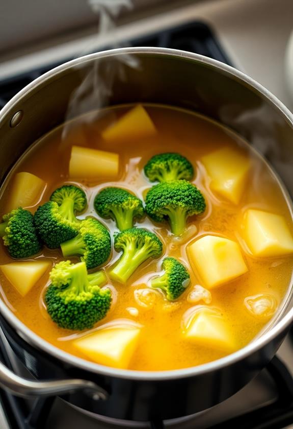 simmer vegetables until soft