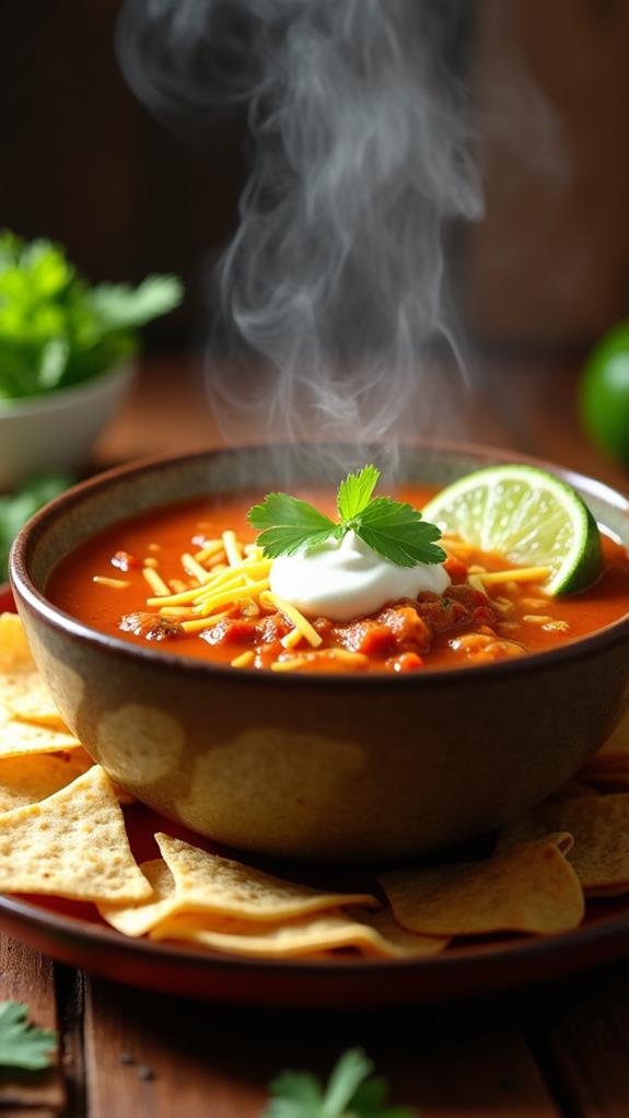 simple chicken taco soup