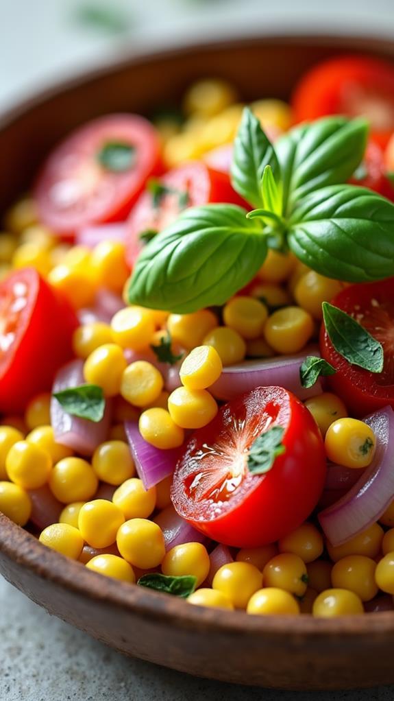 simple corn tomato salad