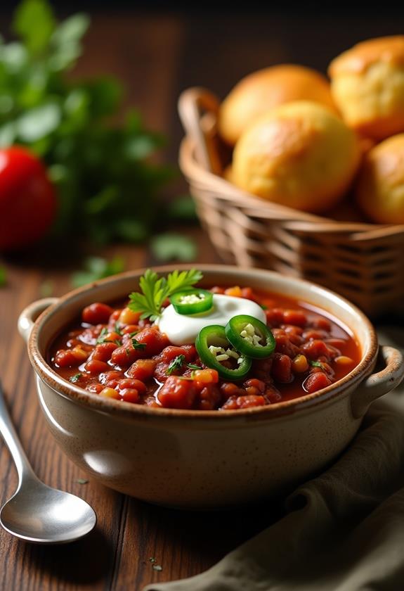 simple slow cooker chili