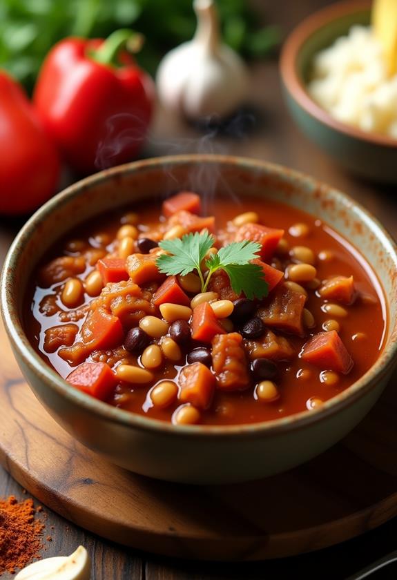 simple spicy turkey chili