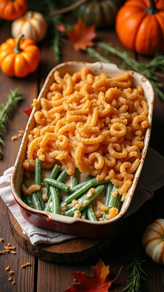 simple thanksgiving green beans