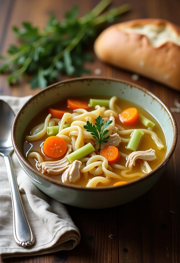 slow cooker chicken noodle