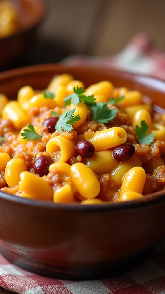 slow cooker chili mac