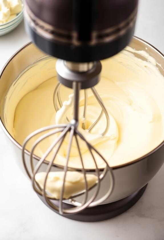 smooth cream cheese mixture