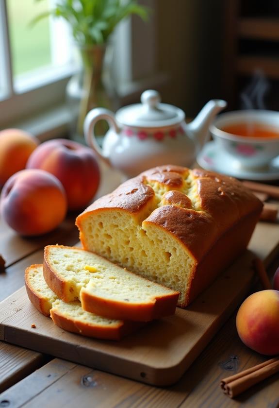 southern peach bread recipe