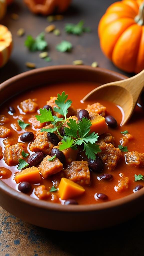 spicy pumpkin chili delight