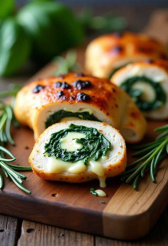 spinach stuffed chicken breast recipe