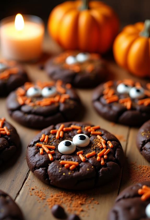 spooky chocolate cookie recipe