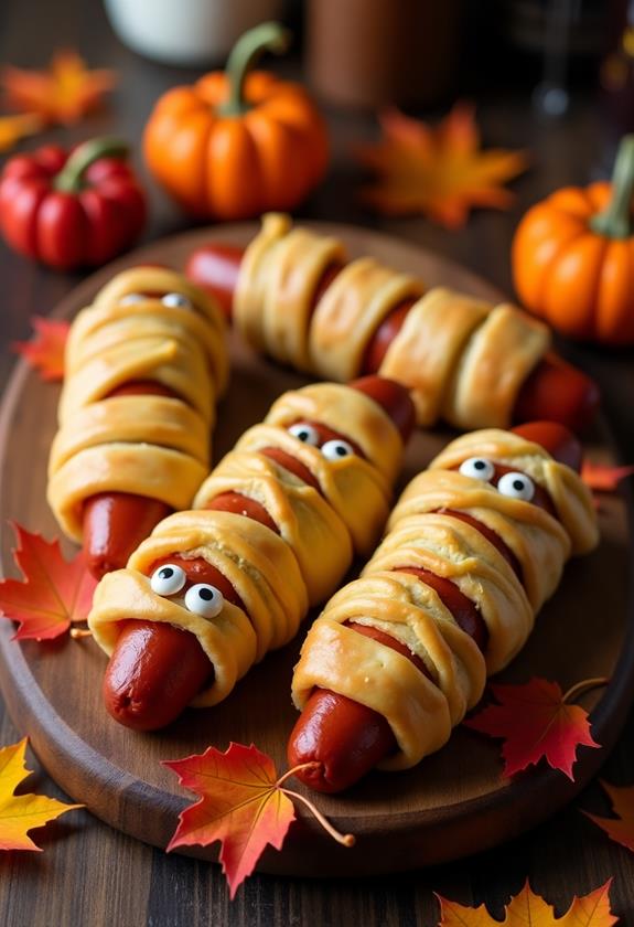 spooky mummy hotdogs recipe