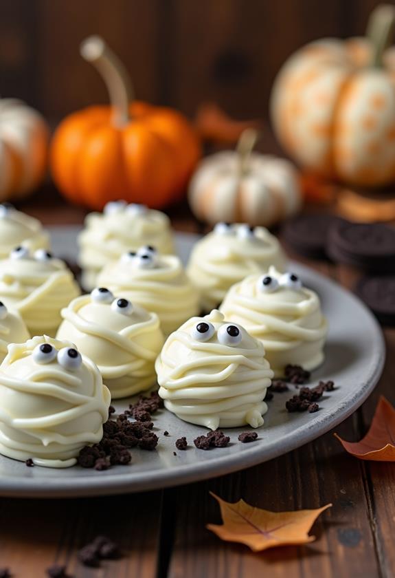 spooky oreo ball treats