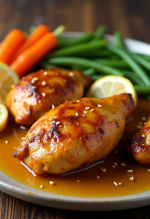 sweet and savory chicken