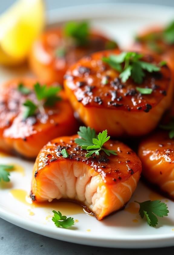 sweet and savory salmon