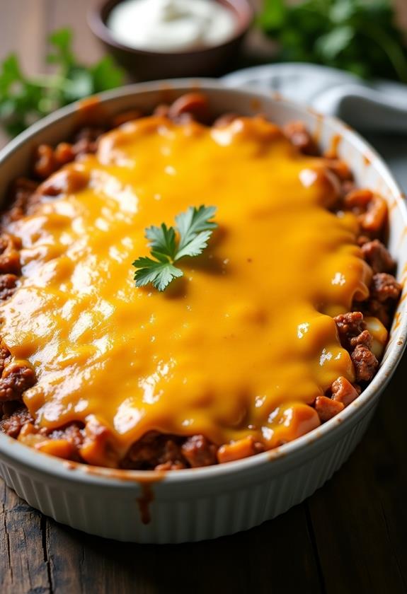 taco potato casserole dish