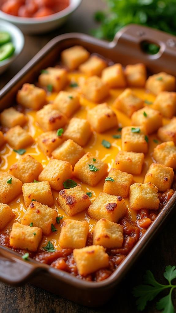 taco tater tot casserole