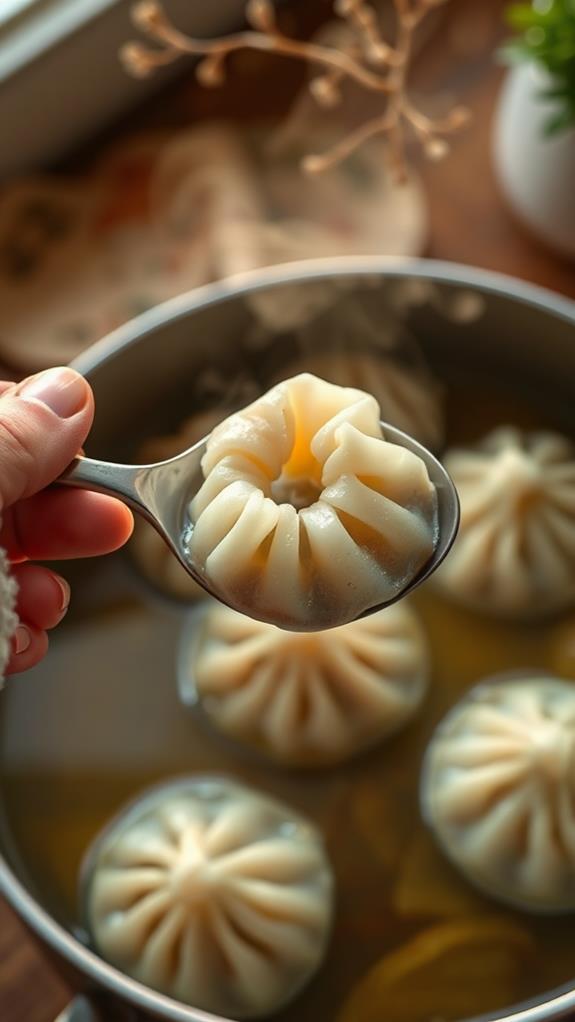 test dumplings for doneness