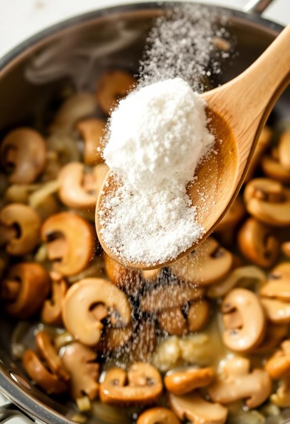 thicken sauce using flour