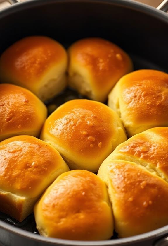 toast buttered sandwich rolls