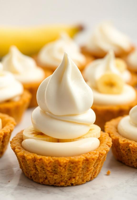 whipped cream topped pies